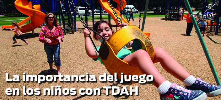 la importancia de jugar con los niños con TDAH